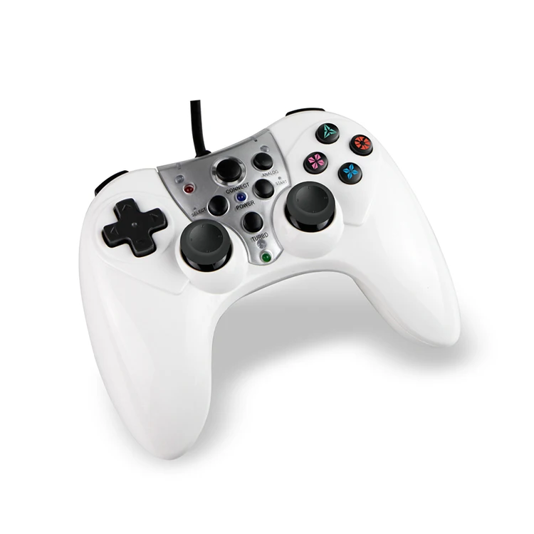 pc usb double shock gamepad with Turbo function button game joypads joaystick gamecube controller usb