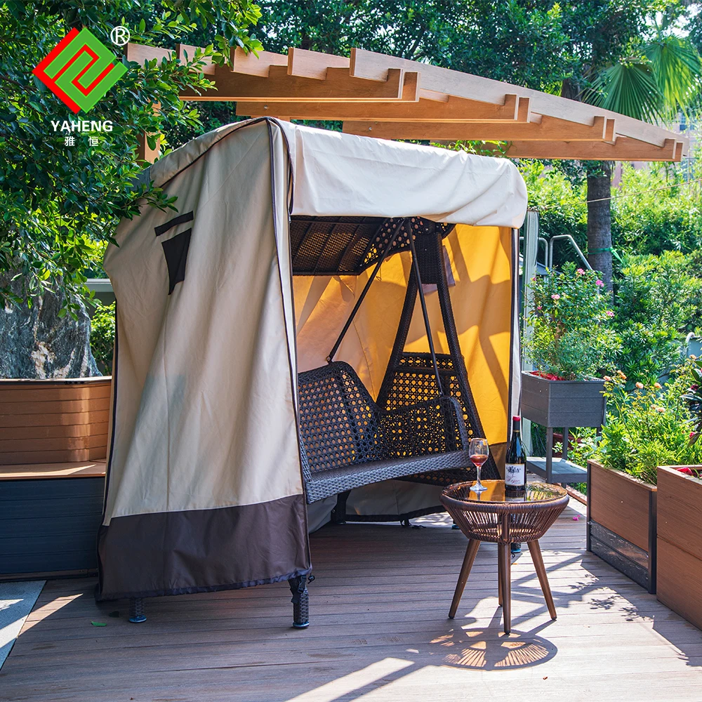 Custom outdoor glider garden cover provide water proof custom design  suppliers hot sale out door furniture cover