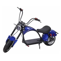 Electric Scooter Retro E Motorcycle 2kw LCD Display Reverse Gear Hydraulic Shock Absorber Removable Battery Citycoco