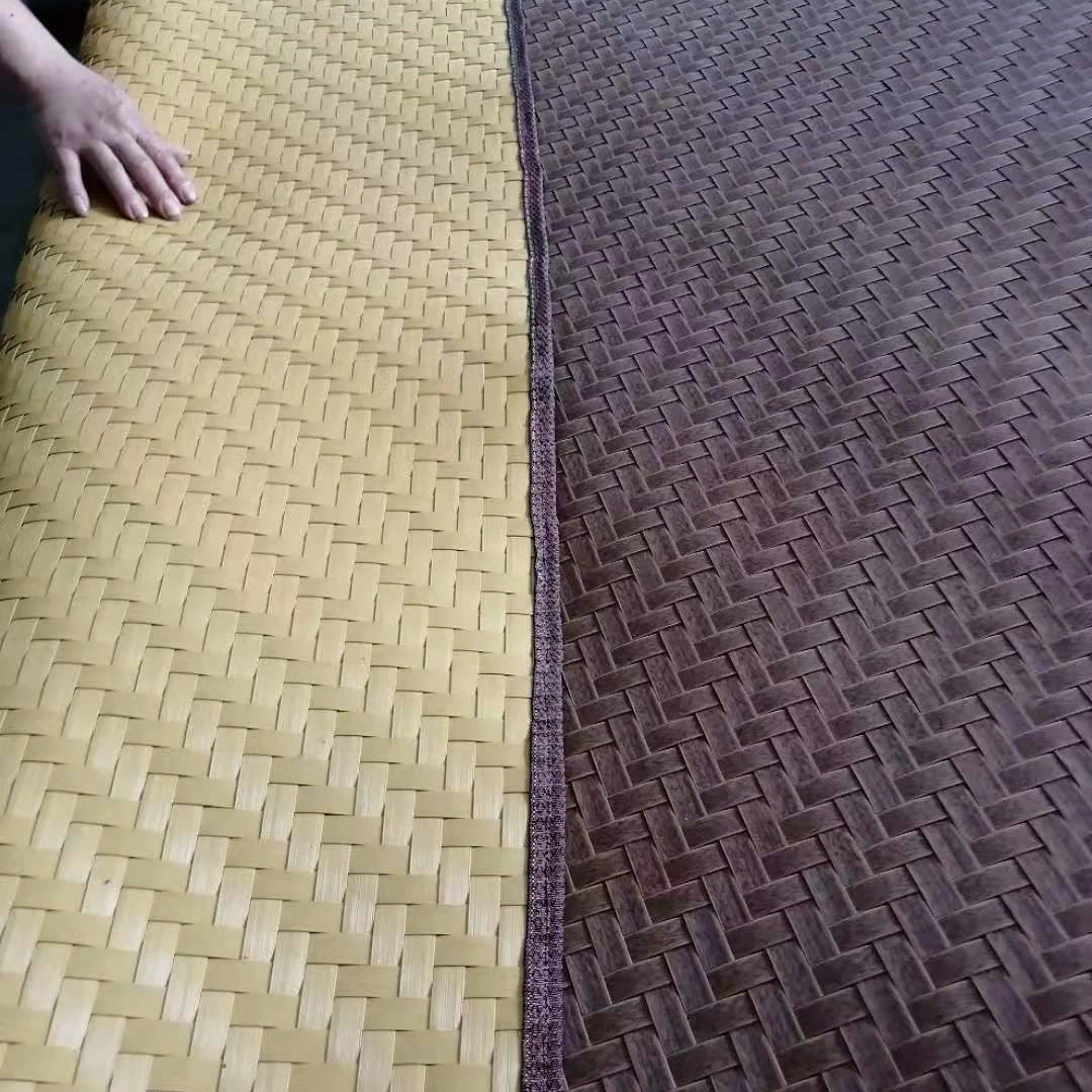 Factory Sales Simulation Bamboo Mat Wooden House Ceiling Hand-woven Straw Mat Artificial Bamboo Mat Ceiling