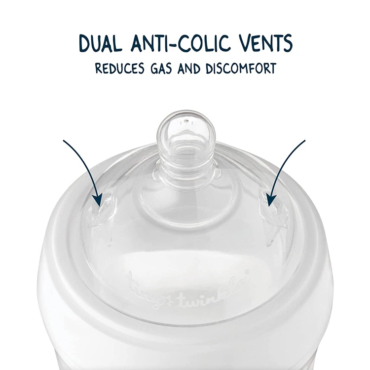 Silicone Anti-Colic Baby Bottle Nipple Non-Toxic BPA Free Baby Feeding 100% Silicone Baby Bottle Nipple