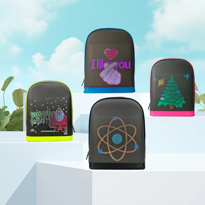 High Quality Water Resistant LED Backpack for Smartphone Connection Low Price Perfect for Cycling