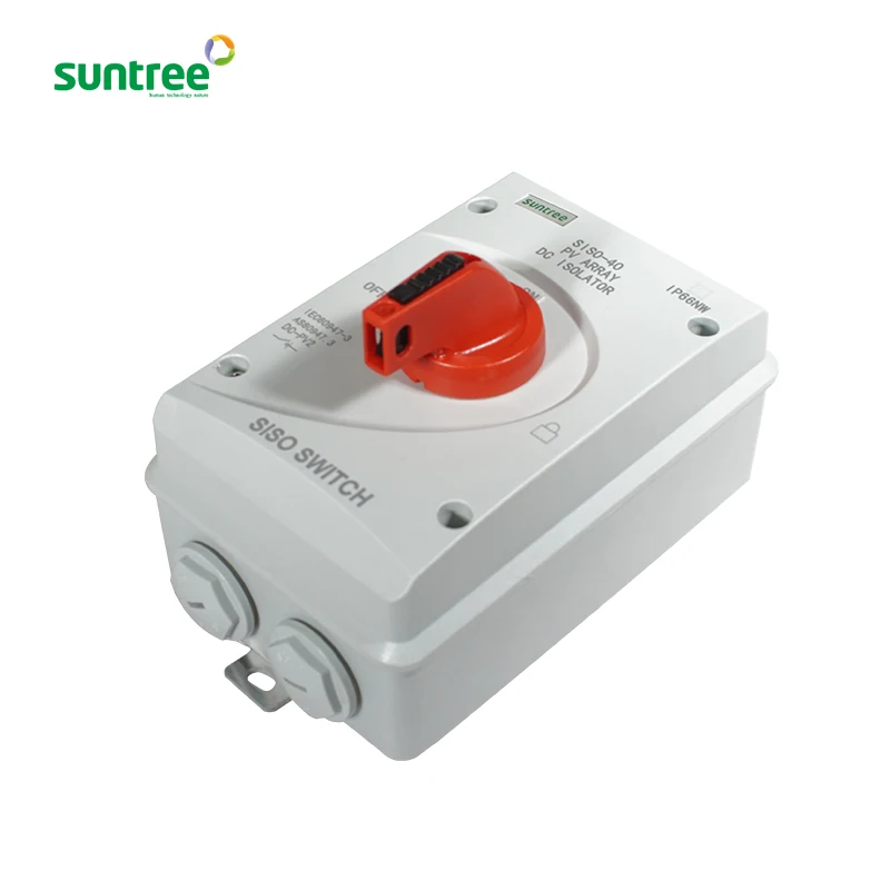 32A Isolator Rotary Switch Disconnector Solar PV DC 1000V Isolator Switch