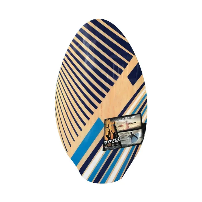 OEM BSCI Factory 30inch 35inch 41inch Wooden Bodyboard skimboard for adult
