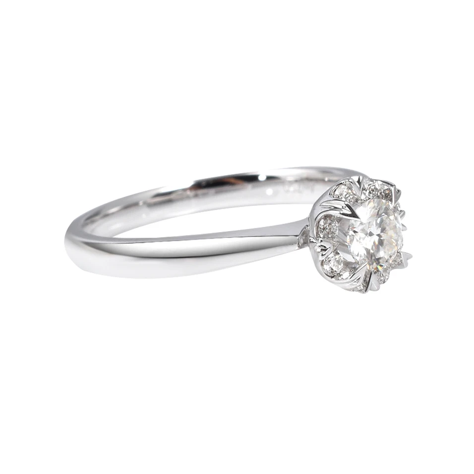 2021 Popular Girls Newest Fashion Jewelry Best Friend Rings 18k White Gold Ring Semi Mount