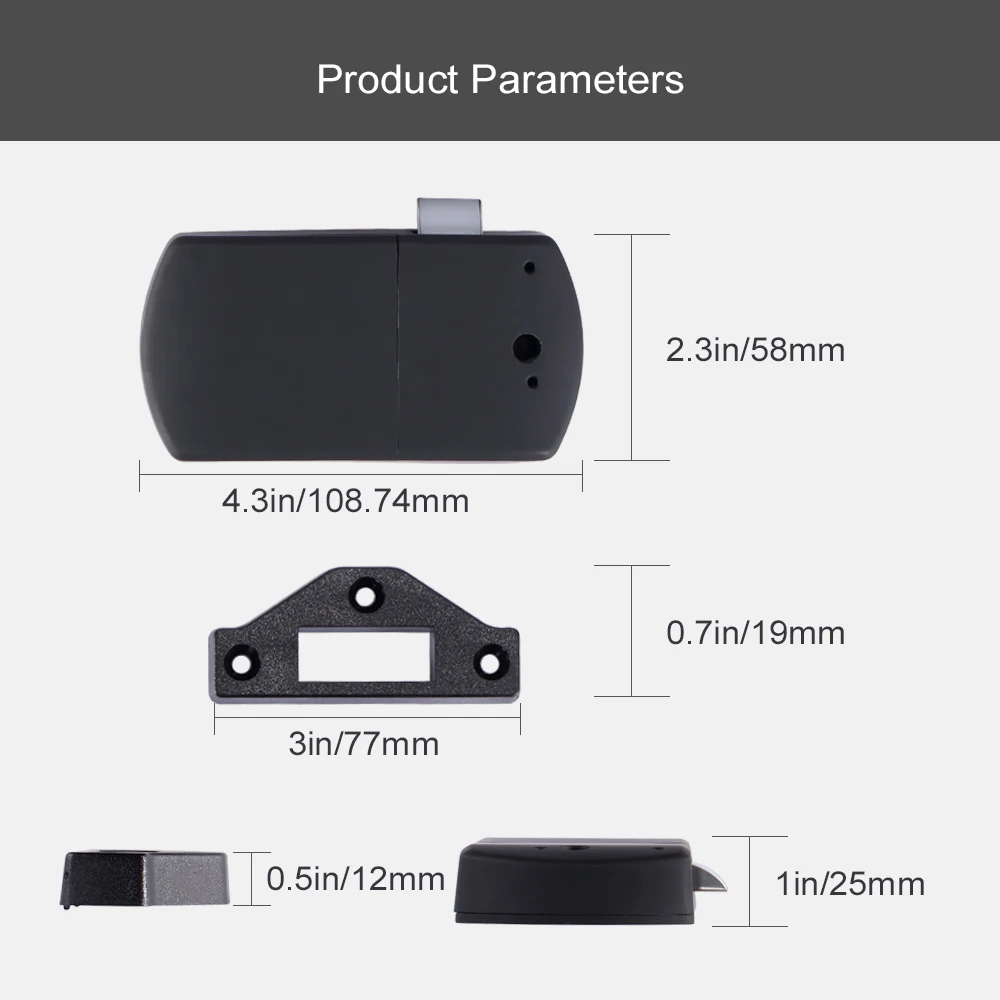 Manufacture card reader cabinet lock with qr code key