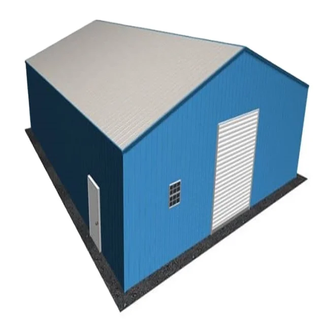 Сборная мастерская с бесплатным чертежом гаражный сарай сборные металлические здания склад стальной конструкции