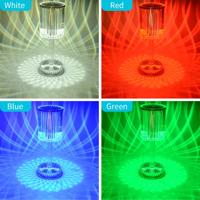 Скандинавская настольная лампа RGB светодиодная