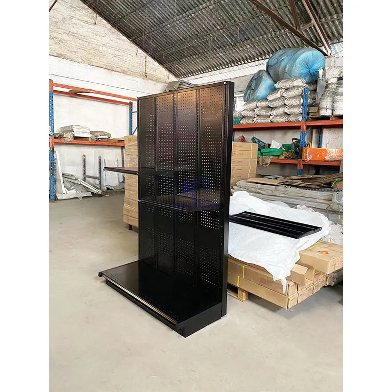 Customized Supermarket Rack Gondola Shelving Metal Supermarket Shelves Design Racks And Shelves Racks And Shelves Vendor Display