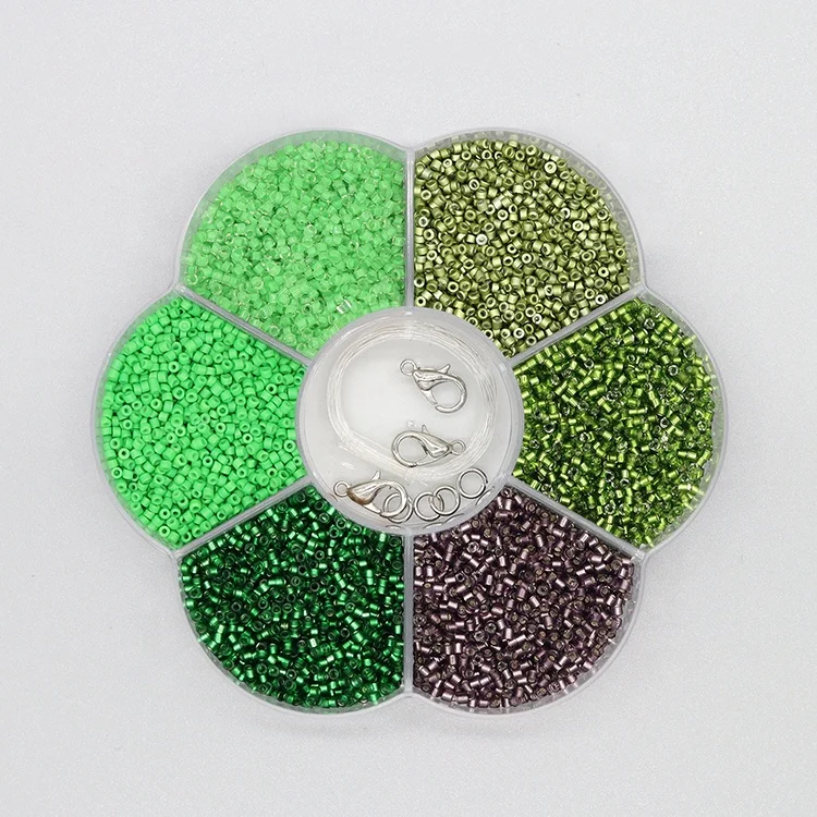 Wholesale Good Quality Hot Selling 2mm multicolor Craft DIY mini crystal seed waist glass bead for Jewelry making