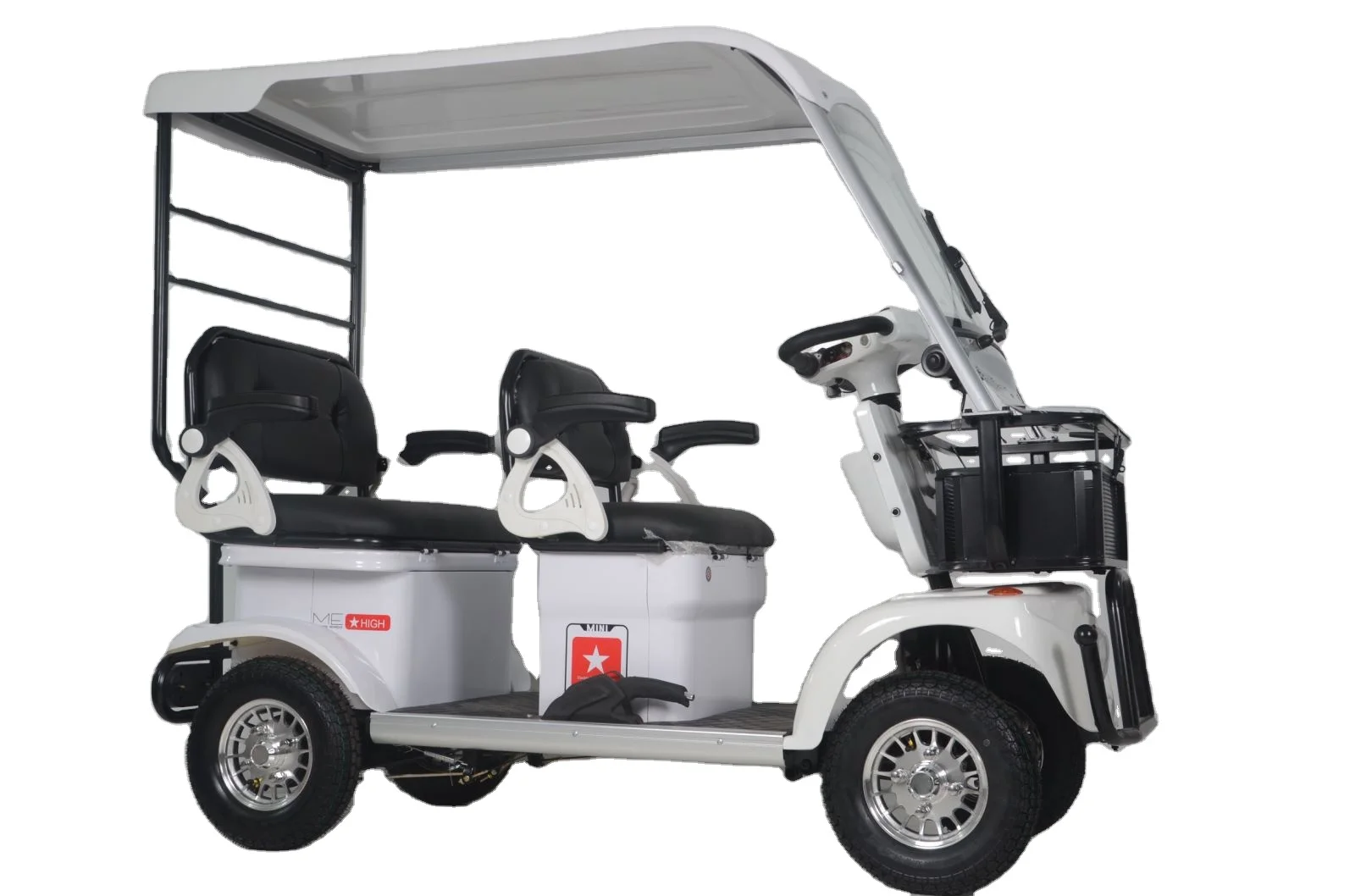 Tricycle Electric Scooter 4 Wheel Motorcycle Electric Cargo Bike