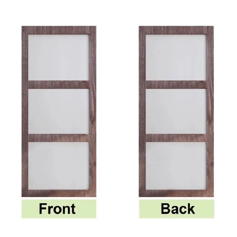 BOWDEU DOORS Slab barn doors factory cheap price prehung wooden internal 3 panel white primer HDF with door frame