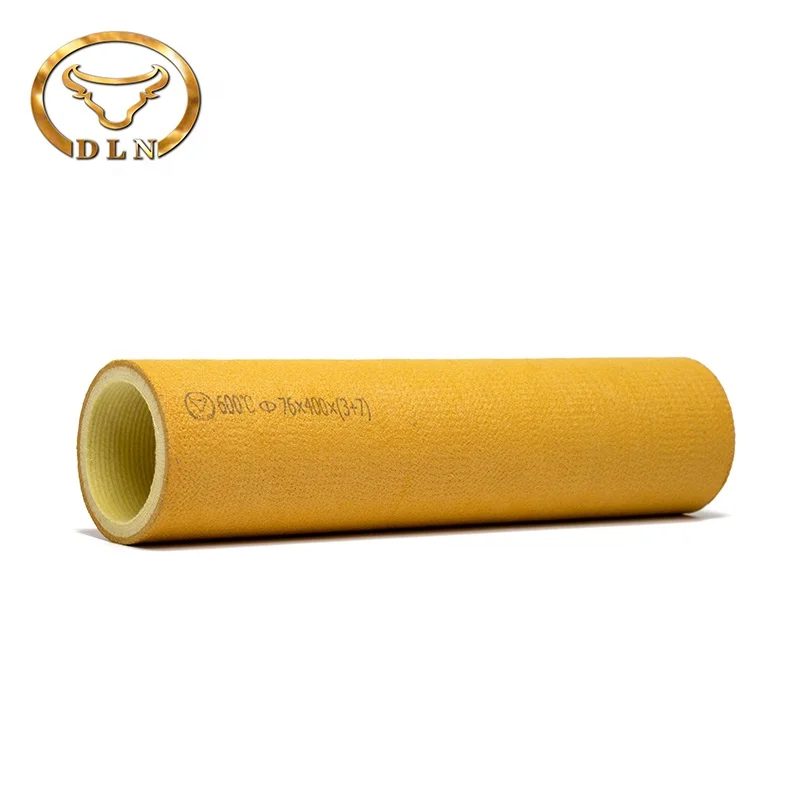 Needle punched PBO roller sleeve felt for aluminum extrusion industry