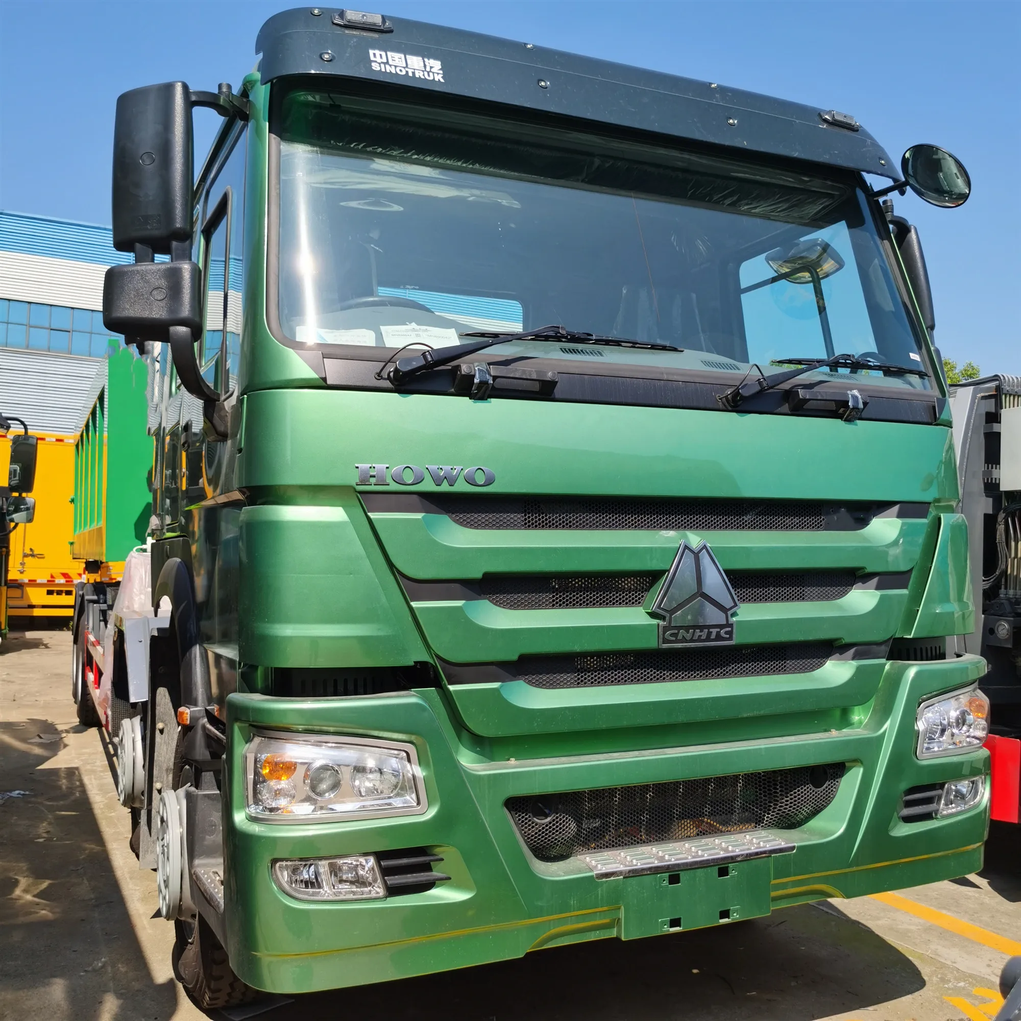 12 колес 8x4 sinotruk задняя нагрузка гидравлический Тяговый рычаг грузовики для мусора 16