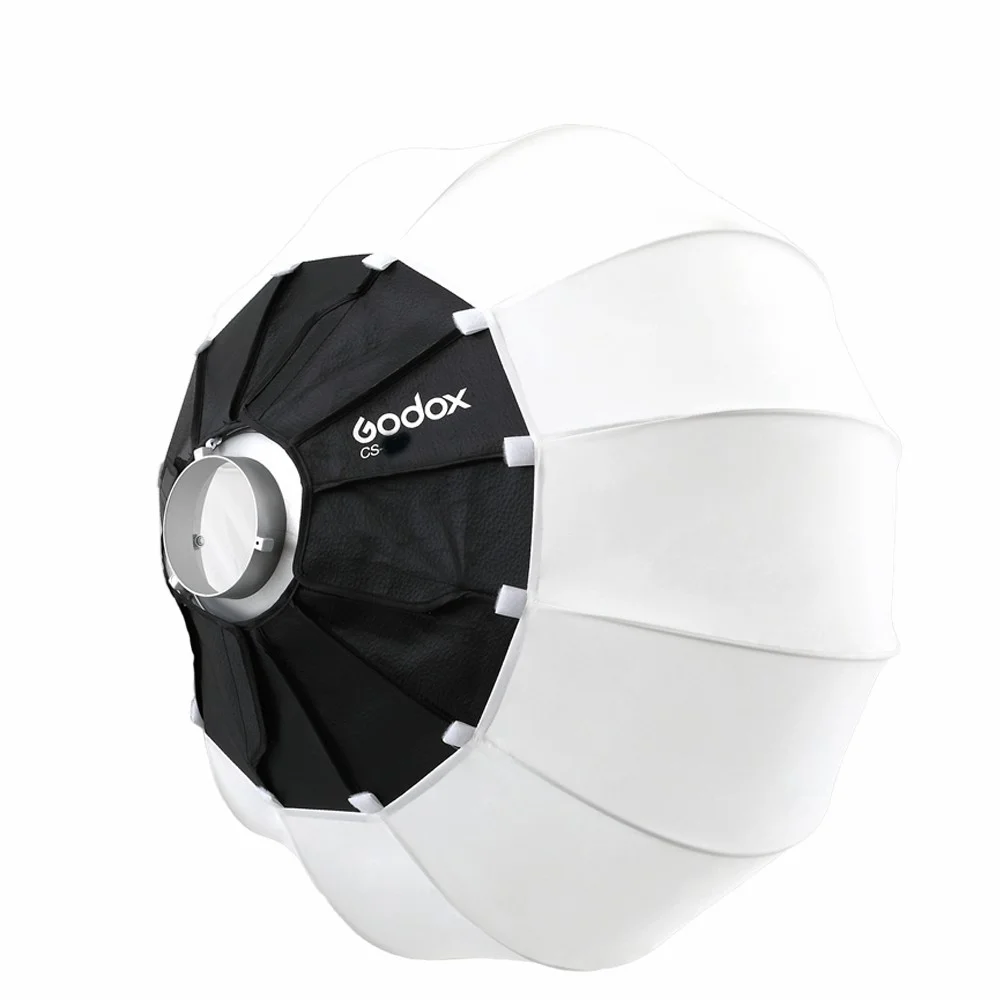 Go-ox Cs-50d 50cm Round Shape Softbox Light Lantern Quick-install Portable  For Bowens Mount Studio Flash