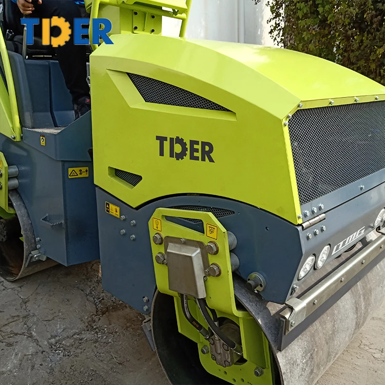 TDER 1 ton 2 ton 3 ton 4 ton vibratory road roller compactor price asphalt road roller