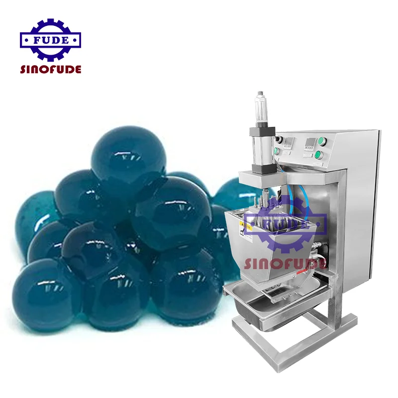 Highly recommended SUS304 easy opreate bursting boba making machine durable juice ball popping boba machine