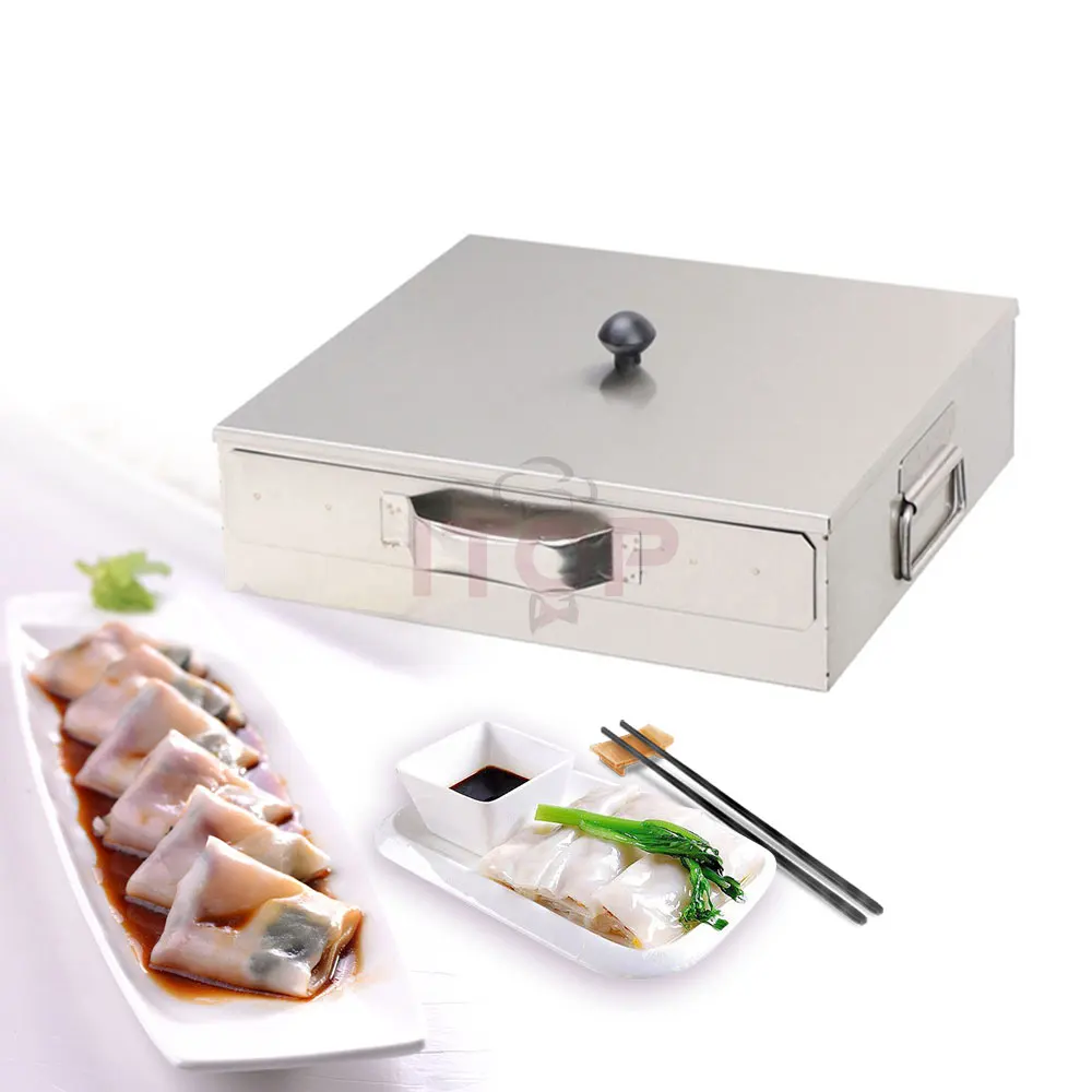 Rice Noodle Roll Machine Steamer Food Grade Steamed Vermicelli Roll Machine Stainless Steel Noodle Vermicelli Roll Making Machi