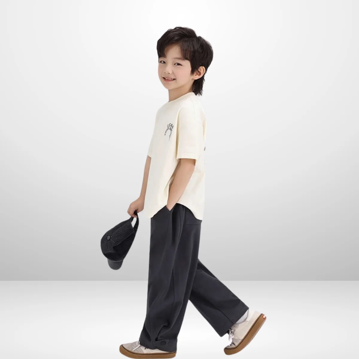 High Quality Kids T-Shirts Top Cotton Short Sleeve Logo Pattern Washed Fabric Ready to Ship Summer Collection Vietnam Wholesaler