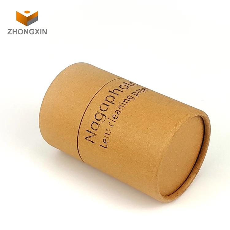 Eco-Friendly T-Shirt Paper Cylinder Tube Packaging Recycle Kraft Paper Toothpaste Tube Packaging Paper Boxes For Dropper Bottle