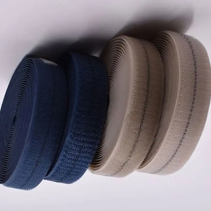 high quality Silver fiber EMF shielding hook and loop conductive velcro