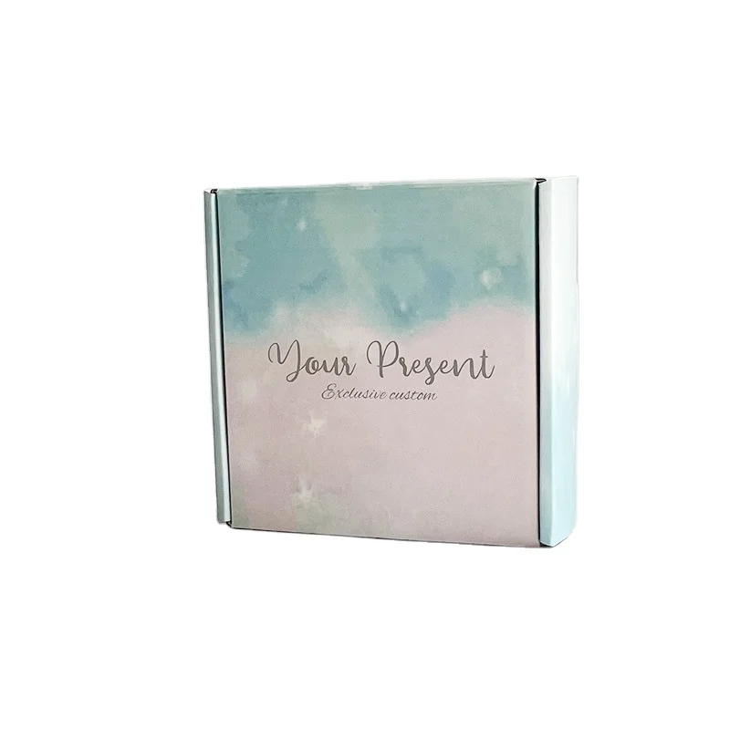 Custom Sustainable Eco Friendly Packaging Corrugated Mailer Paper Box for Cosmetic Shipping