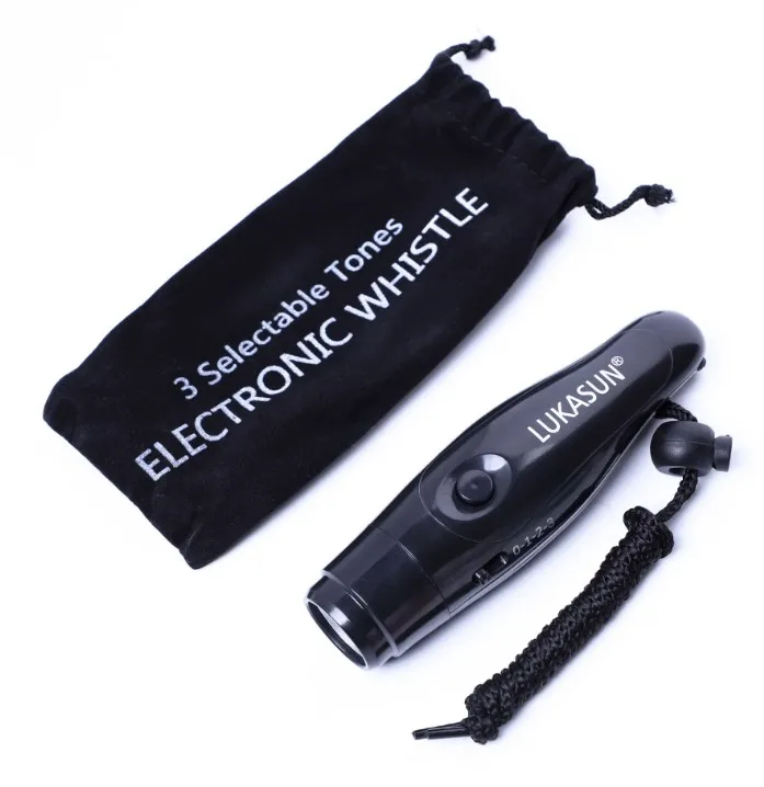 Wholesale High Quality 3 Tone Custom Electronic Whistle High Frequency 125DB Outdoor Survival Electronic Whistle