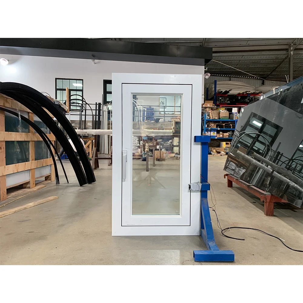 Hot Sale Thermal Break Aluminum Flush Frame Casement Windows With Smart Glass For Houses