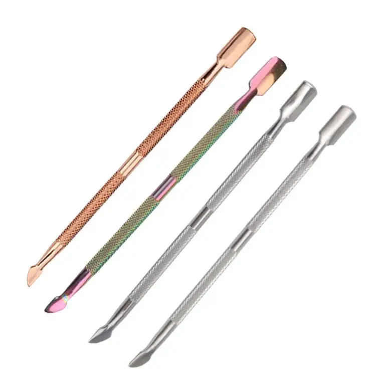 Manicure stainless steel cuticle nail pusher for nail salon ,sy6m nail cuticle nipper and pusher