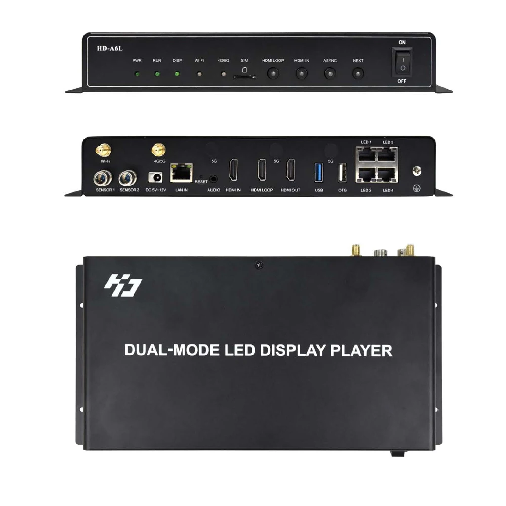 LED Display Multimedia Player HD-A6L
