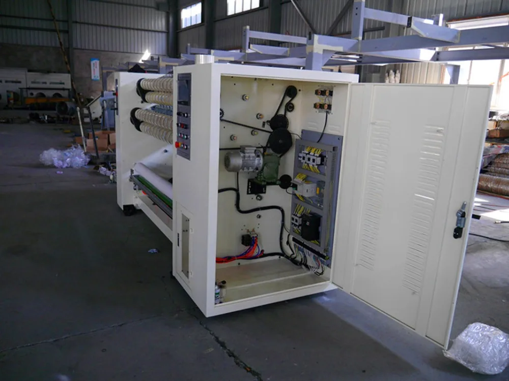 1300mm BOPP adhesive tape jumbo roll slitting cutting rewinding machine