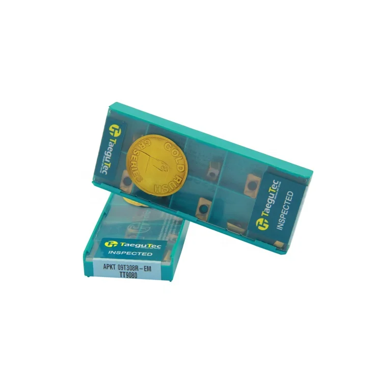 Индексируемая фрезерная вставка CNC AXMT APKT 09T3 1204 1705 цементированная Вольфрамовая для инструментов резки металла