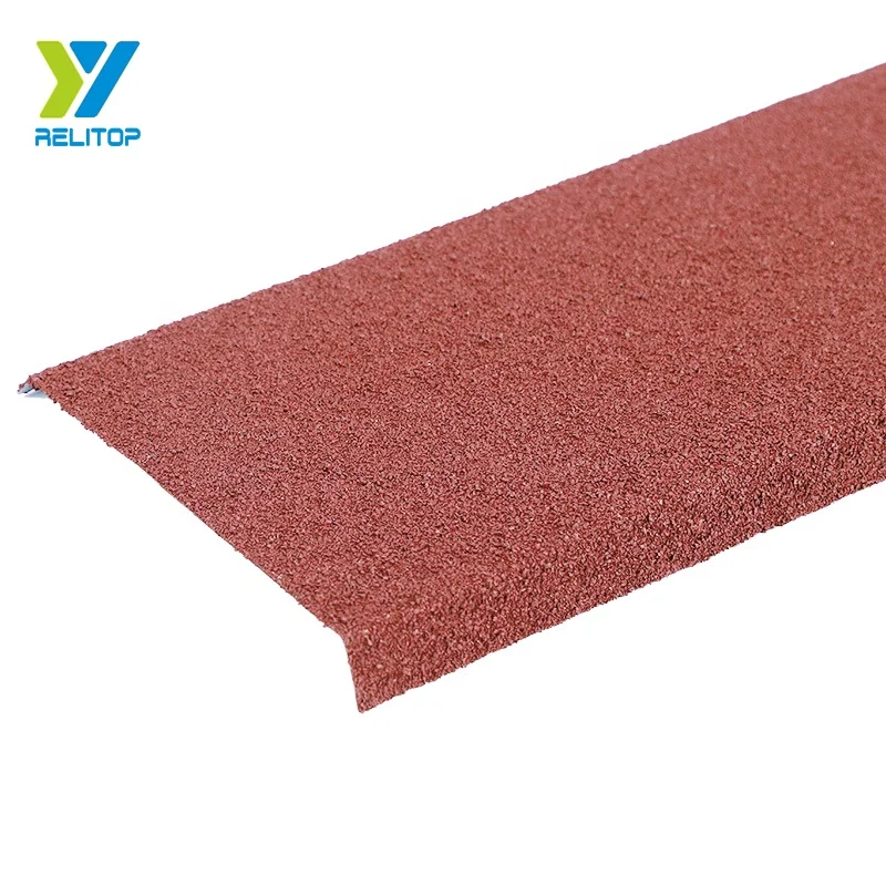 Aluminized Zinc Sand Coated Roof Panel Accessories Relitop Roofing Trim Eave Flashing