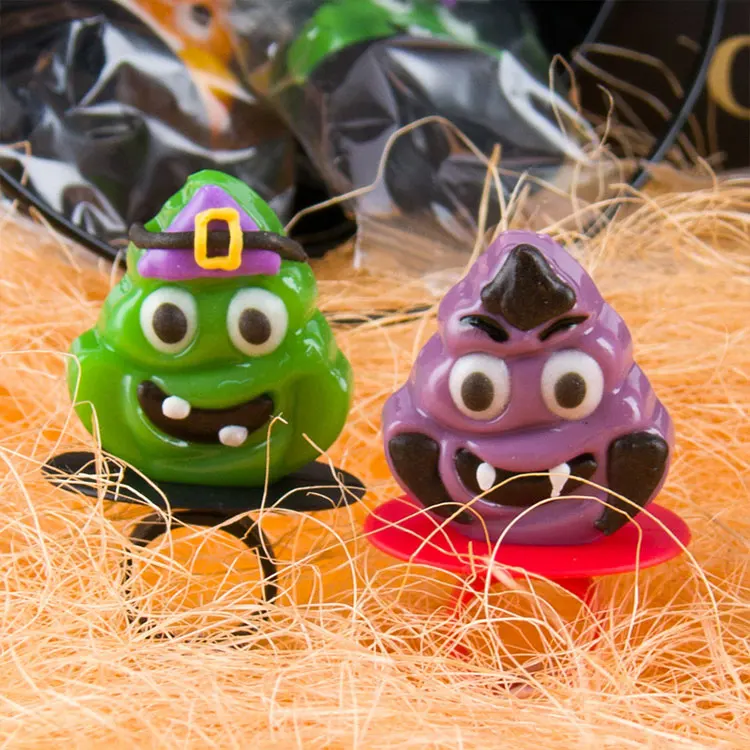 New Style Fruit Flavor Ring Pop Candy High Quality Colorful Cartoon Cute Little Bear Shape Ring Lollipop Candy