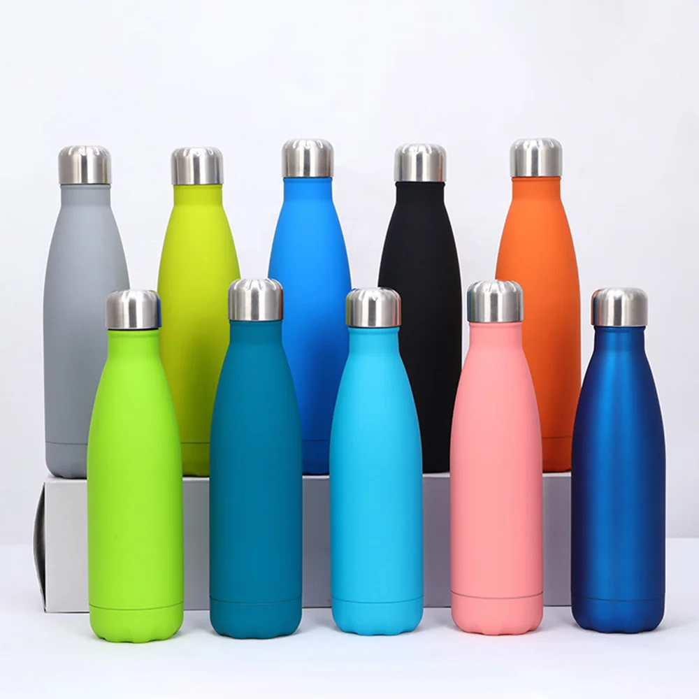 Wholesale Sports Water Bottle Double Wall Stainless Steel 500ml 750ml Water Bottle
