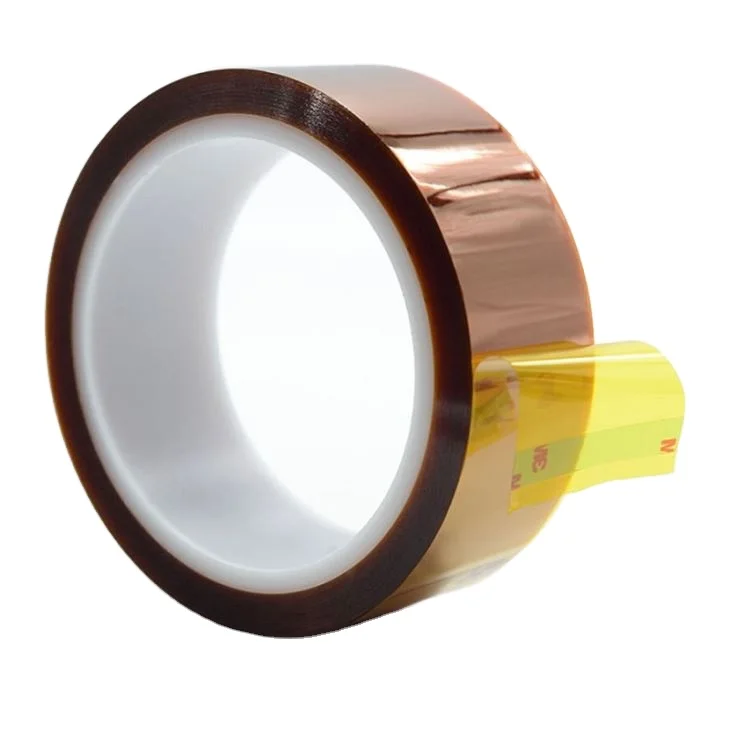 High Temperature Heat Resistant Kaptone Tape Polyimide Film Adhesive Kaptone Tape With Size 500mm*33m