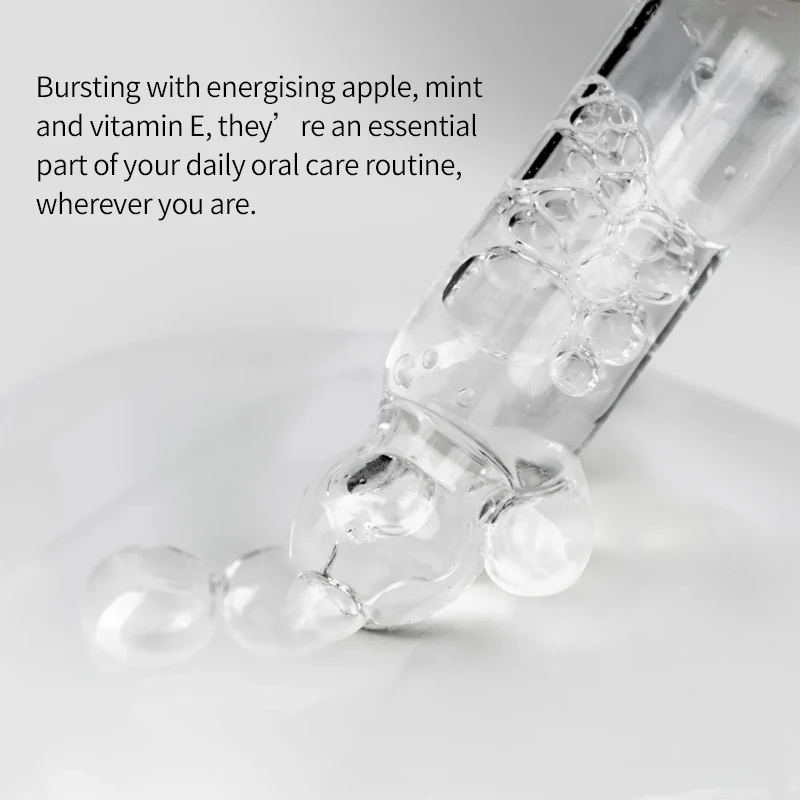 Custom concentrated fresh breath mint mouth breath drops serum