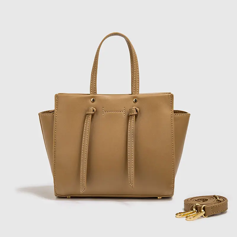 New Handbags 2024 Design Elegant Vegan Leather Strip Decoration Ladies Hand Bag Fashion Tote Bag Luxury Bags For Women