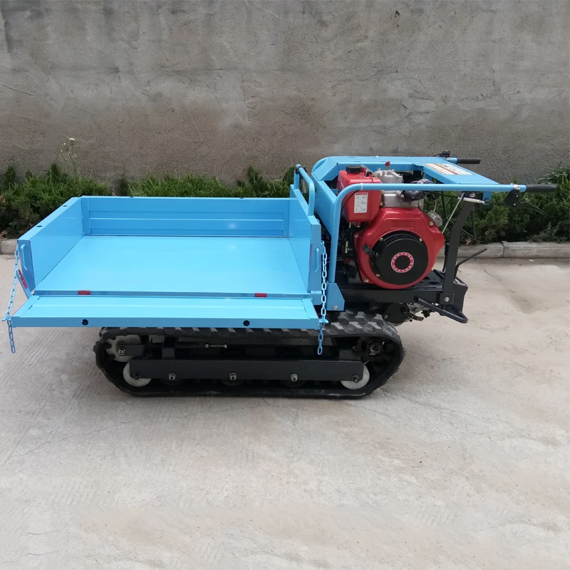 Agricultural Machinery Track Dumper Mini Dumper Crawler T300 GUOHAHA Printing Engine 12 Blue Mini Truck Euro 3 Manual Diesel 160
