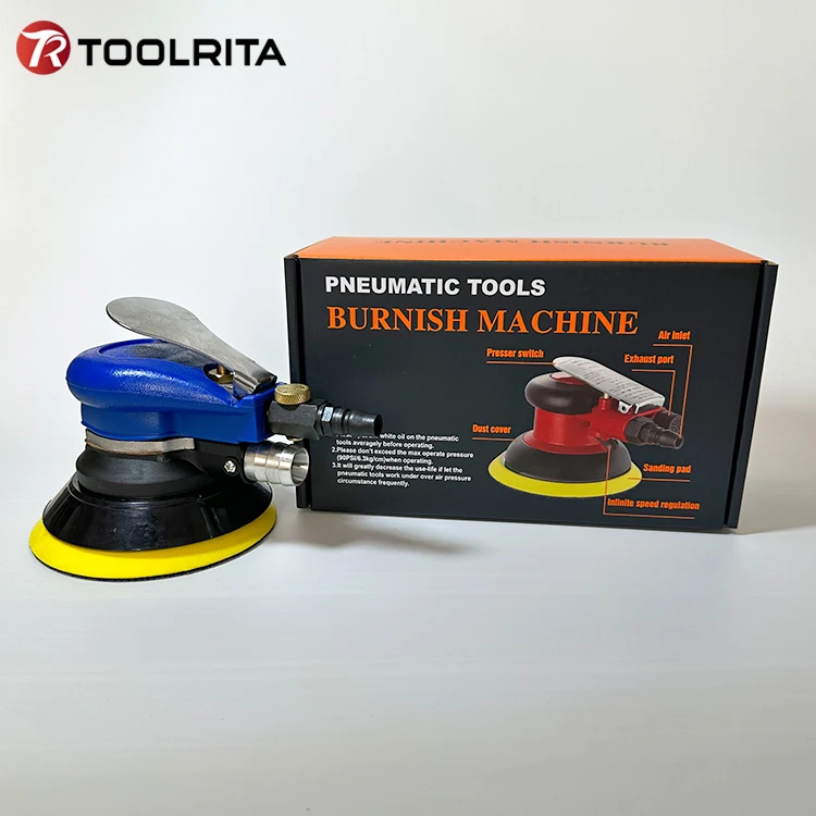 Air Orbital Sander 10000Rpm High Speed Pneumatic Palm Sander Portable Auto Polisher Machine lijadora orbital de aire