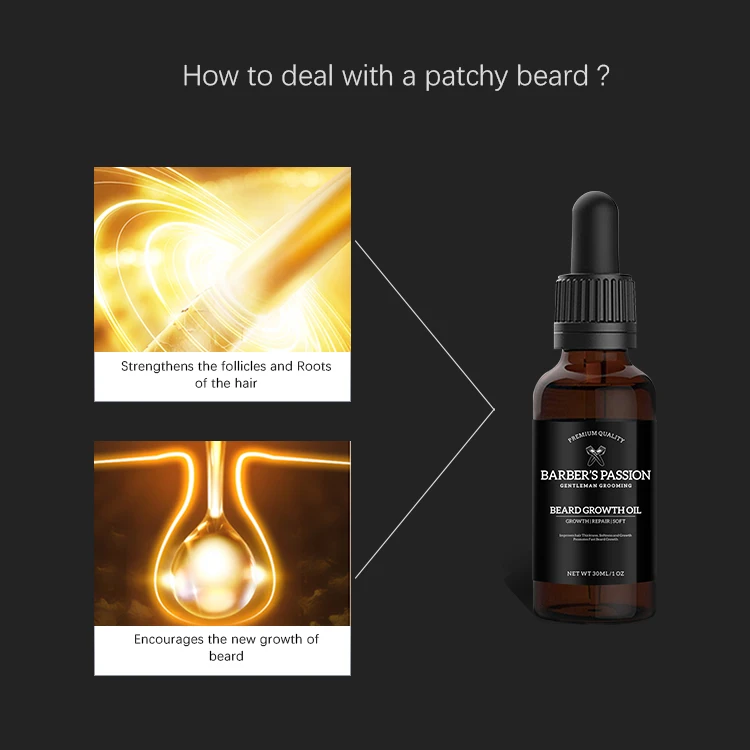 custom private label growth hair beard mens organic beard oil beard care kit for men