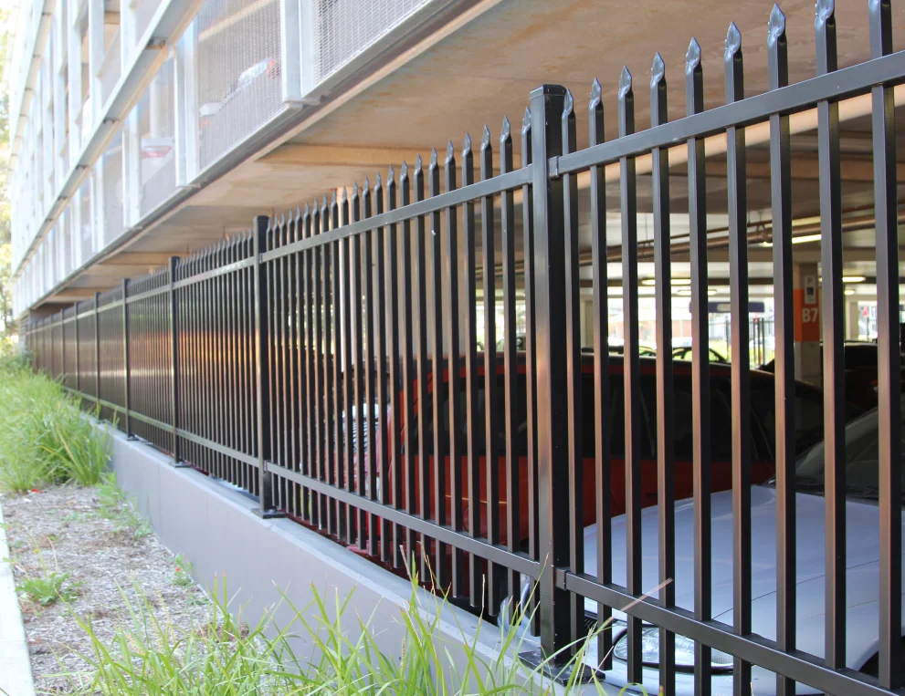 Factory Price  Wrought Iron Garden Fence Ornamental  Iron Fence Steel Fence