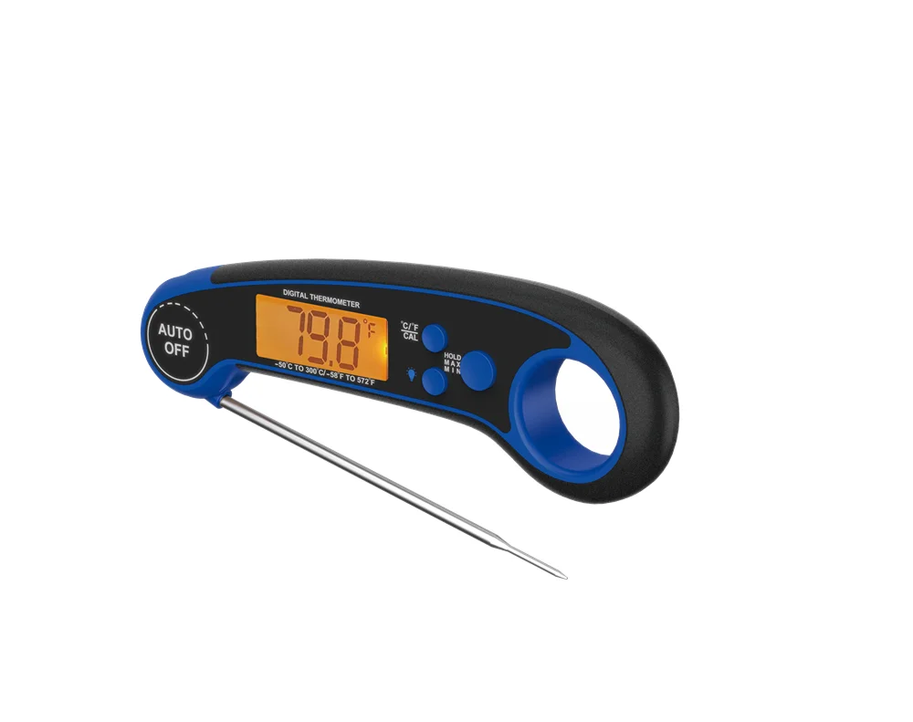 Amazon Hot Sale Waterproof Digital LCD Cooking Meat Thermometer for Kitchen