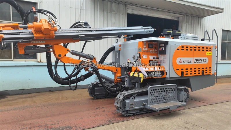 ZEGA D535TA New Hydraulic Integrated Borehole Drilling Machine air Compressor Mine Drilling Rigs