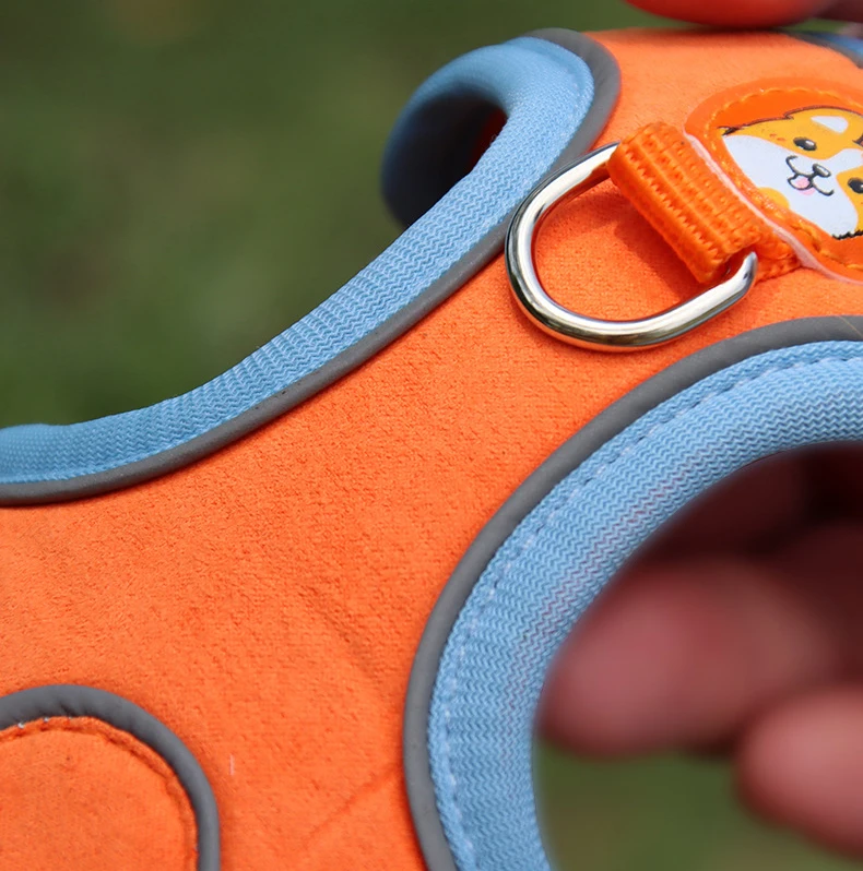 High Quality Cheap Price Pet Harness Vest Reflective Dog Leash Breathable Adjustable Dog Bear Harness Durable and Comfortable