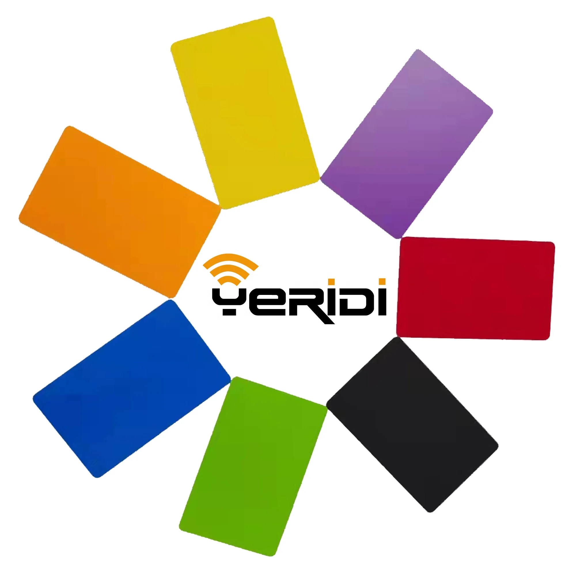 13.56Mhz Blank Colored Plastic PVC RFID Smart Media Digital Business NFC Contactless Social Recognition Access Control Card