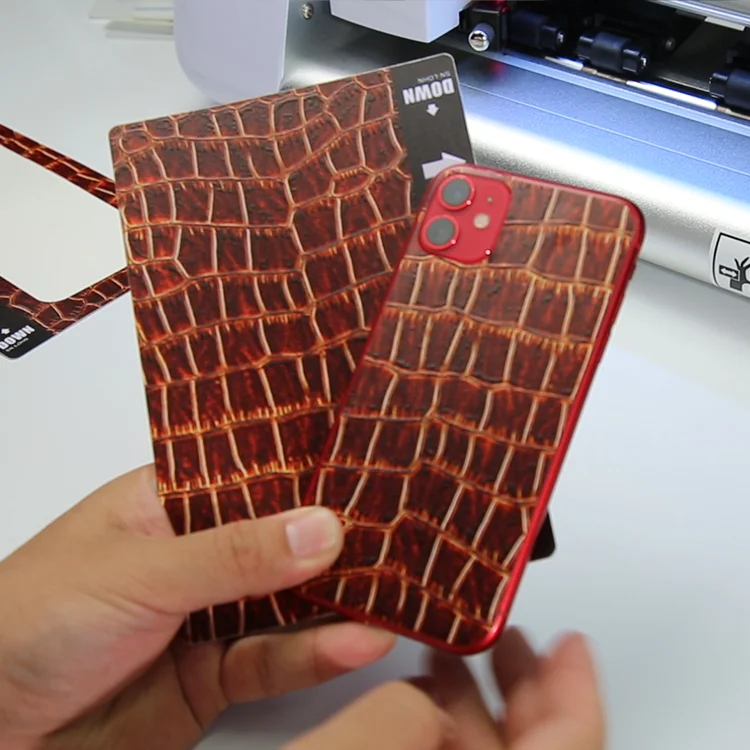 Ultra thin 180*120mm anti scratch mobile phone back sticker protective film back skin for cutting machine