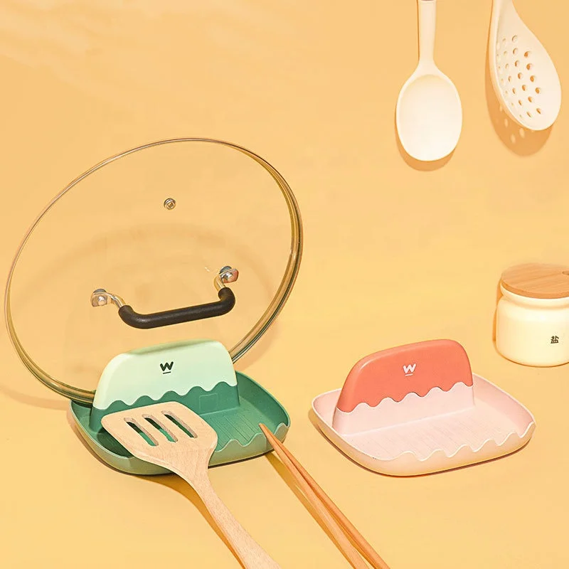 Подставка для посуды, подставка для ложки, для кухонной утвари и гриля, пластиковый держатель для крышки кастрюли