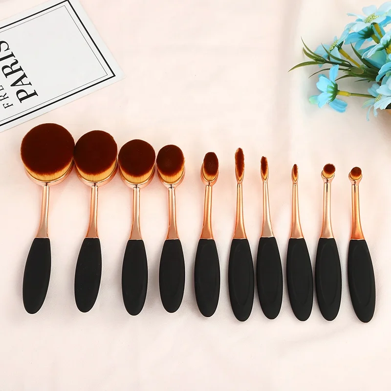 new fashion DIY Makeup Brush Set 11 pcs Professional cosmetic Brushes promotional shining gold women cosmetic tool