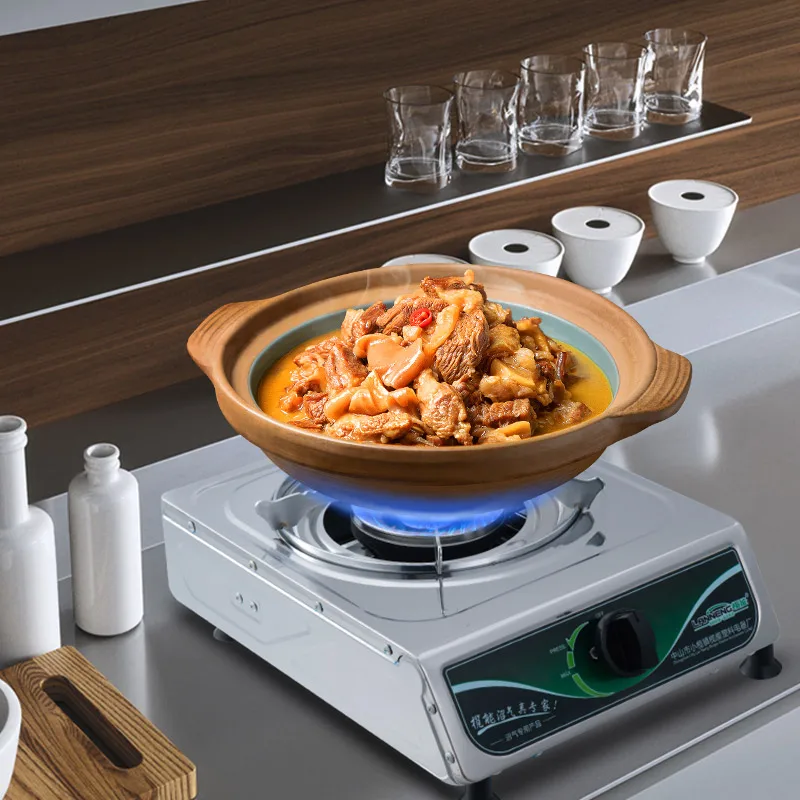 Household biogas table top cooker single stove burner stanless steel stove